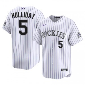 #5 Matt Holliday Replica Men Baseball Jersey | Colorado White Fan Gear P6q8sA39
