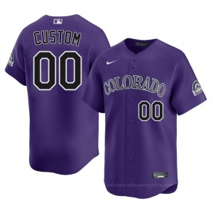 Purple Custom #00 COL Rockies Baseball Sewn Jersey | Durable Men Fit R7XNBL28